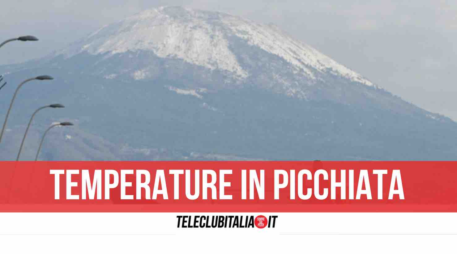 campania neve napoli vesuvio