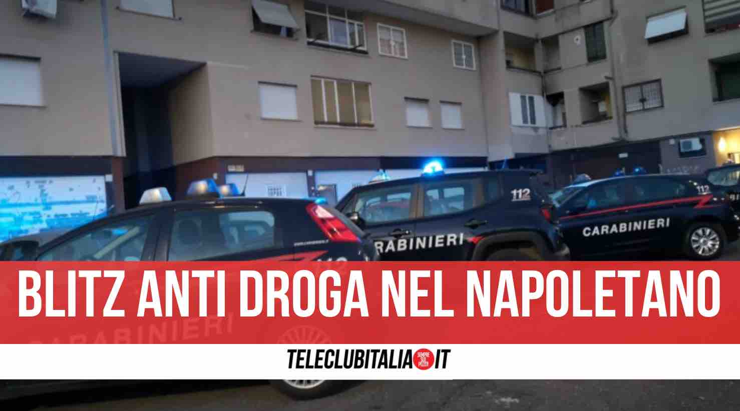 blitz anti droga brusciano arresti