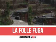 agerola inseguimento carabinieri video