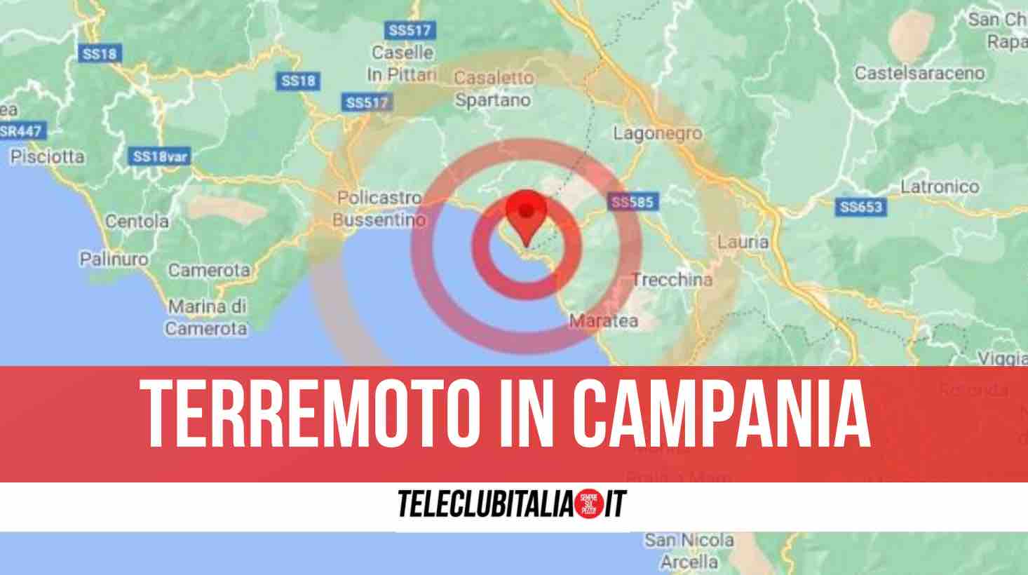 terremoto sapri 22 gennaio campania