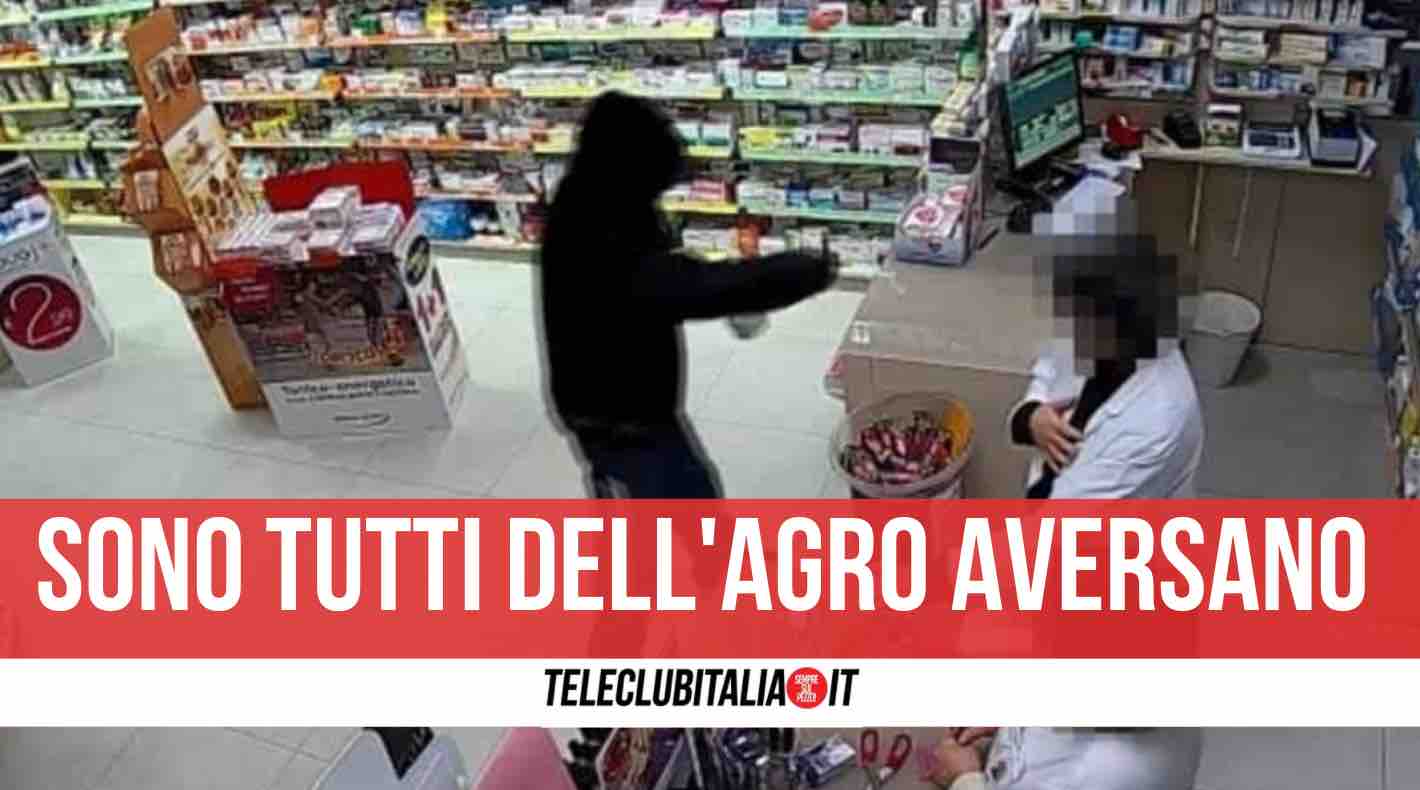 rapinatori agro aversano farmacie arrestati