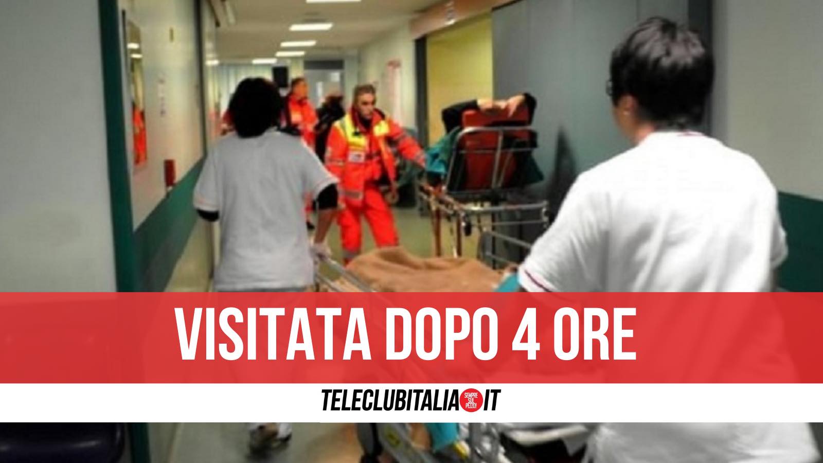 caserta visitata dopo 4 ore pronto soccorso