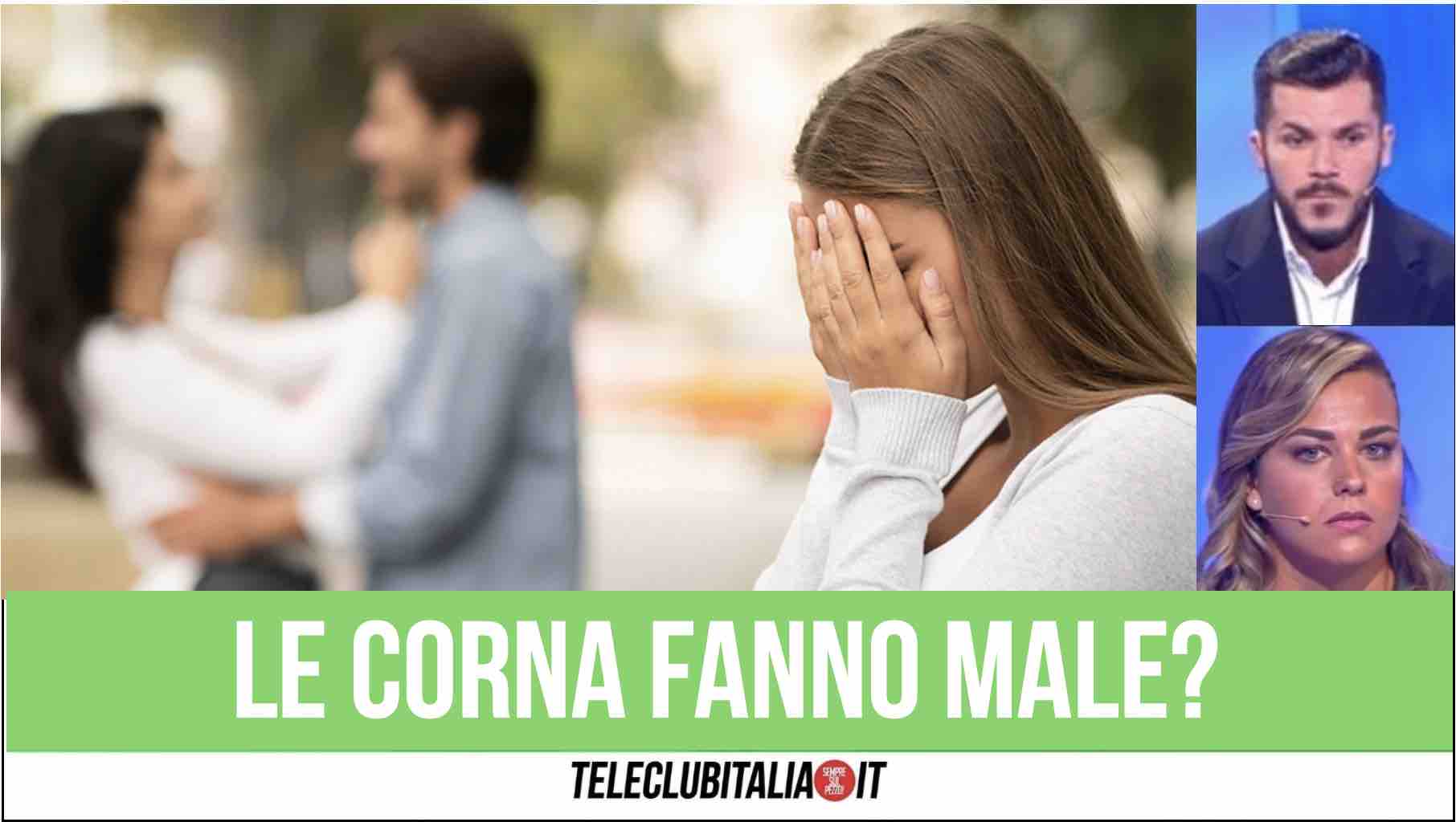 corna tradimento alessia maria de filippi c'è posta per te napoli