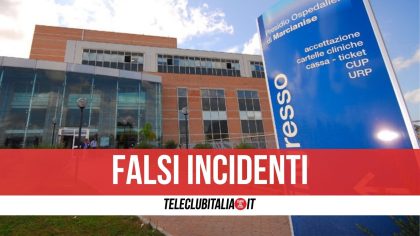 Inchiesta su falsi incidenti nel Casertano, sospeso dipendente dell’ospedale