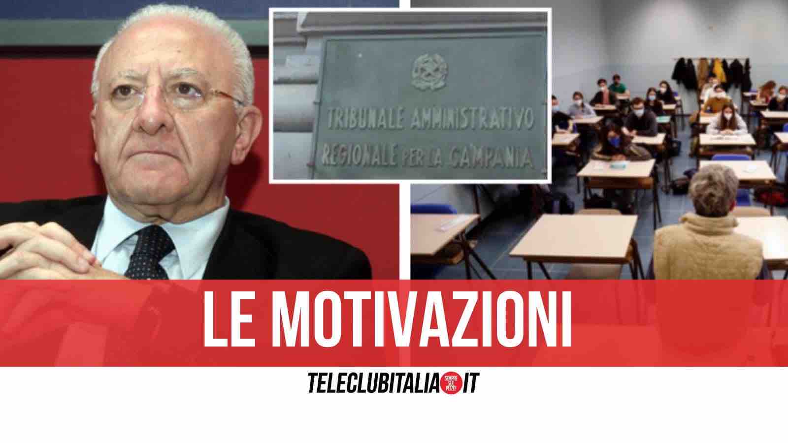 scuole tar campania