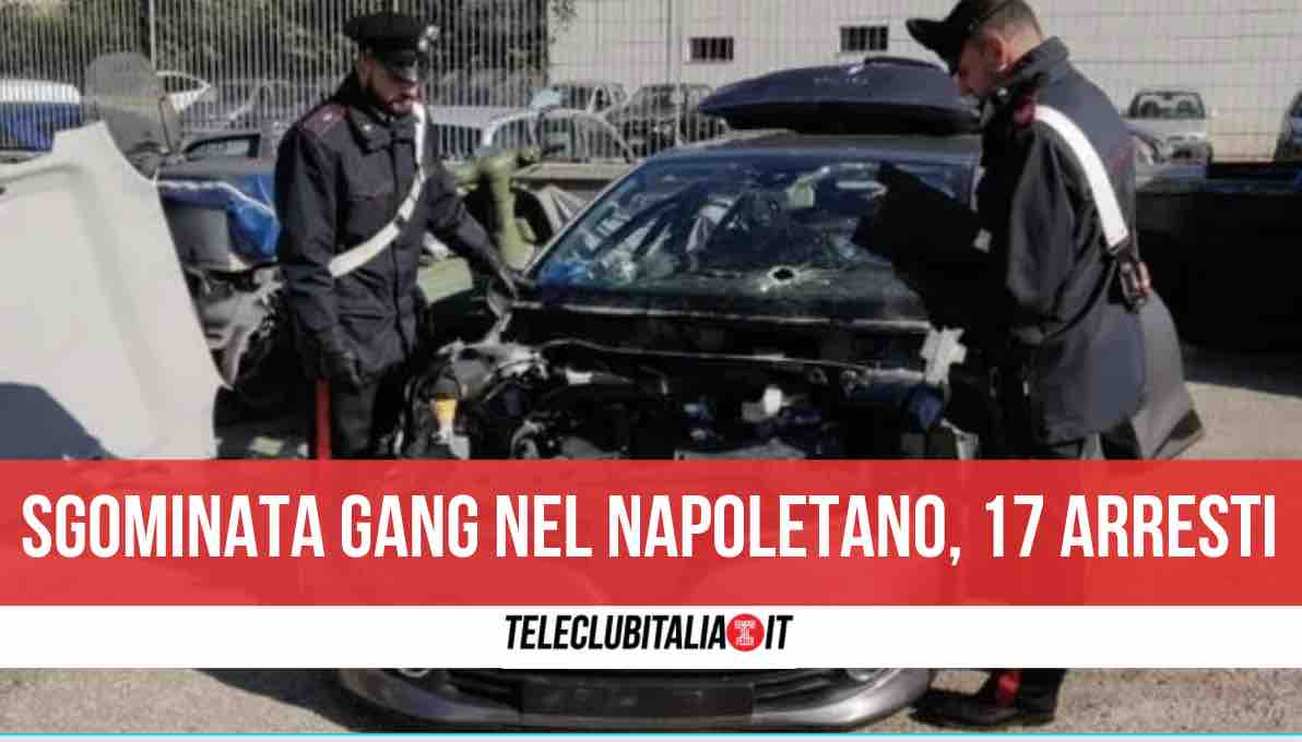 torre annunziata 17 arresti banda furti dauto