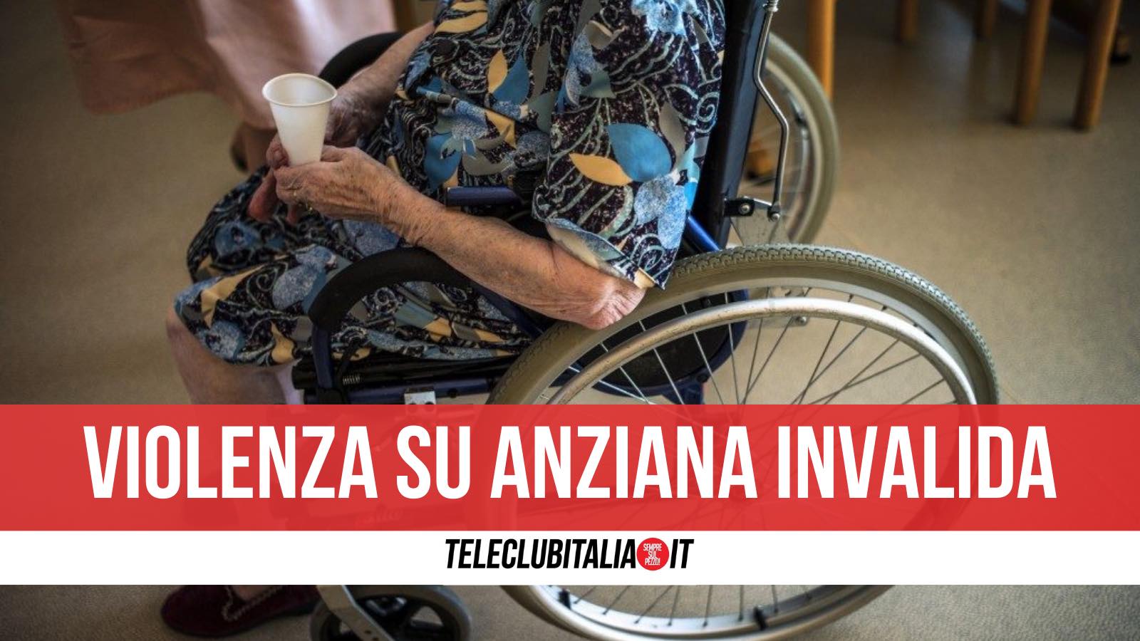 anziana rapinata sedia a rotelle villaricca