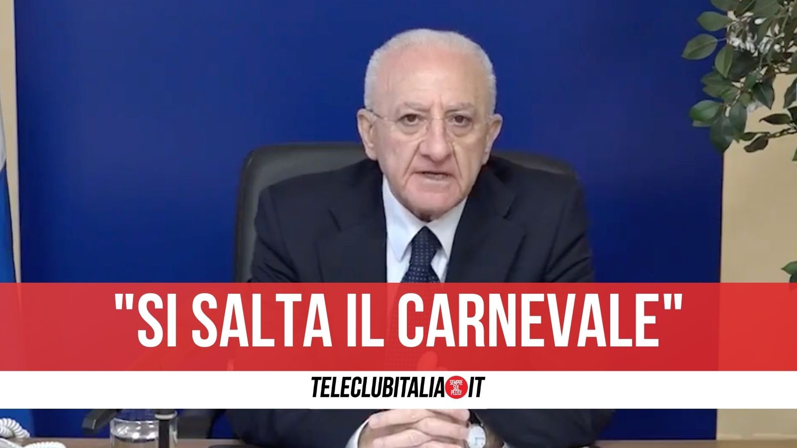 de luca diretta 11 febbraio 2022