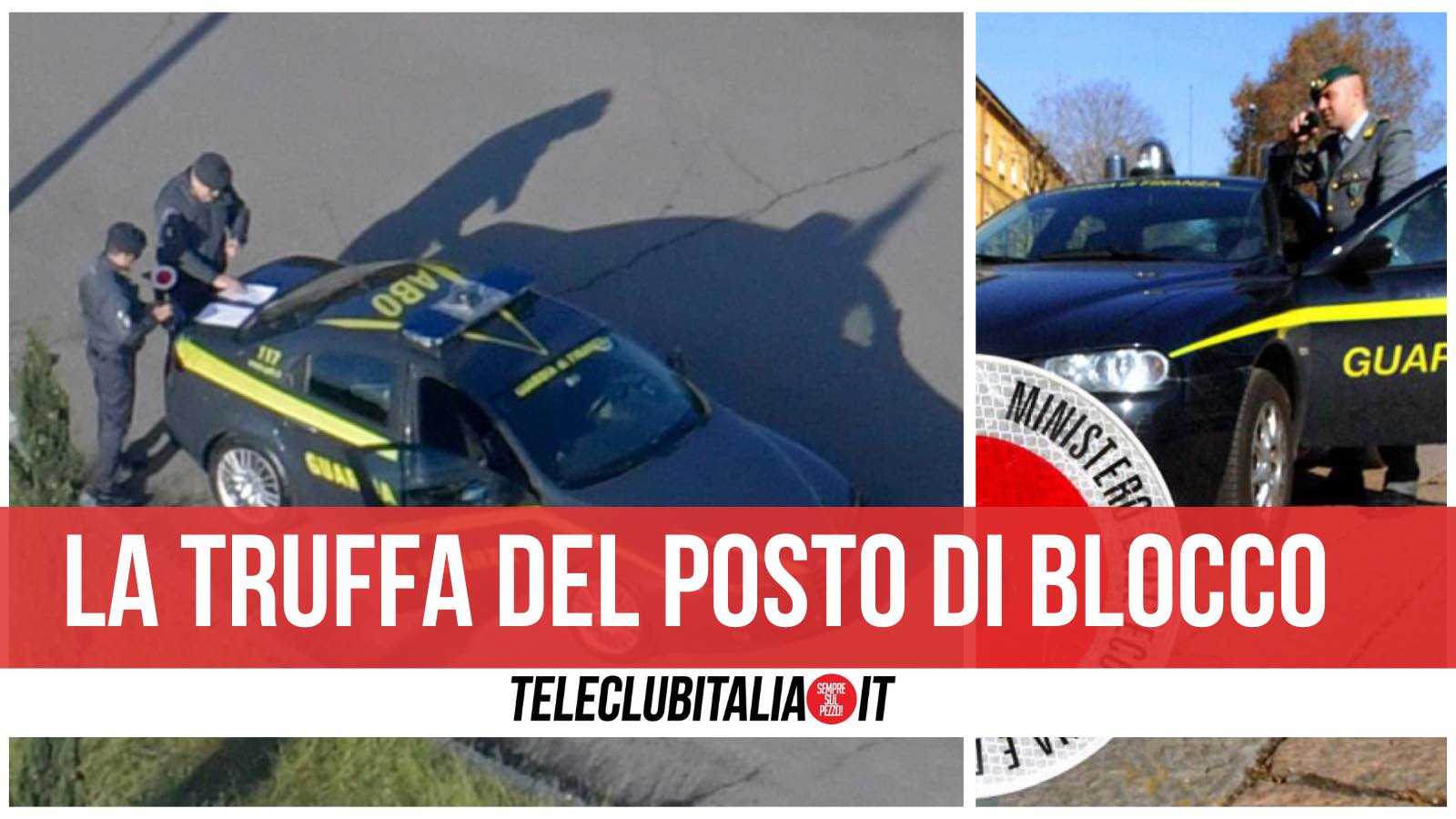 finto posto di blocco domiziana napoli finanza