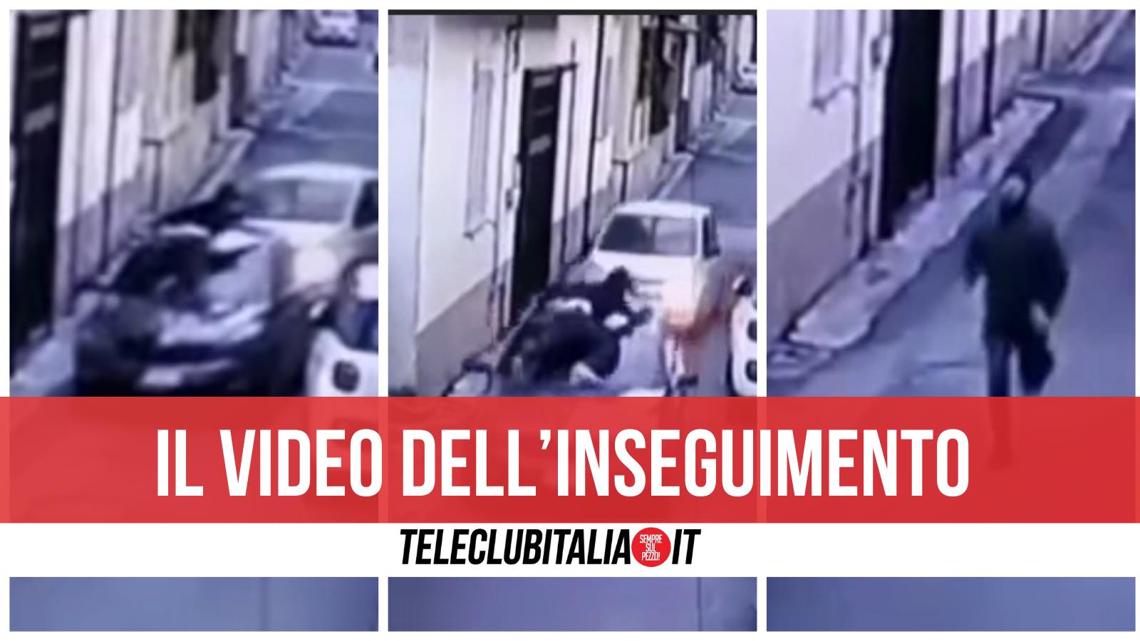 san marcellino inseguimento video ladri d'appartamento