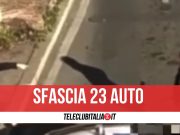 sfascia 23 auto roma arrestato video