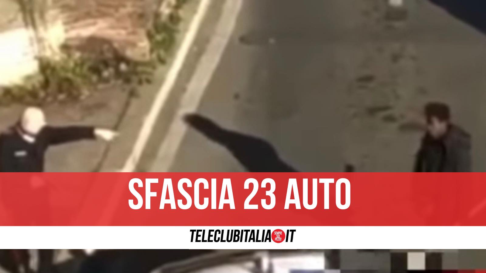 sfascia 23 auto roma arrestato video