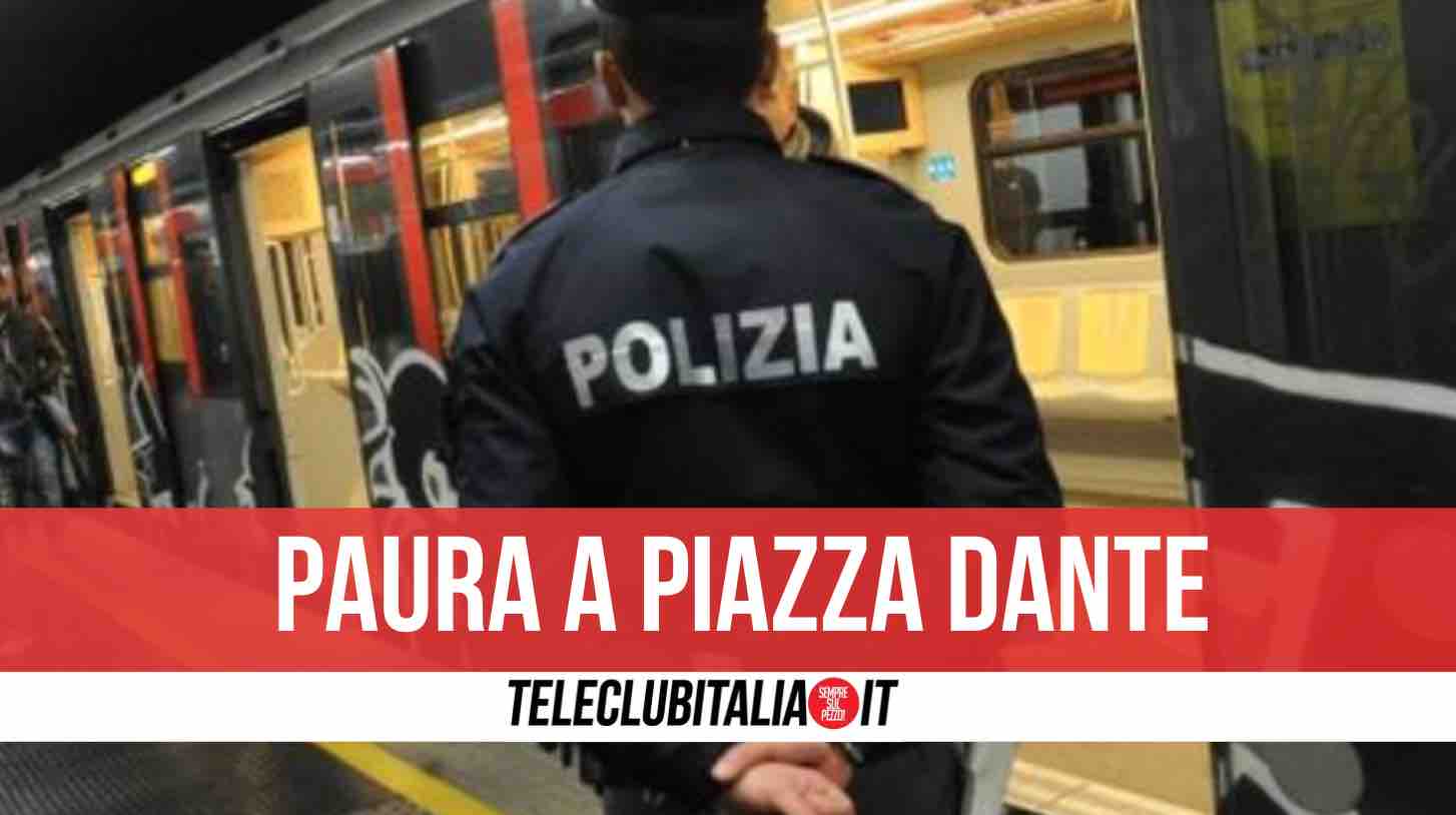 napoli molesta donna metropolitana