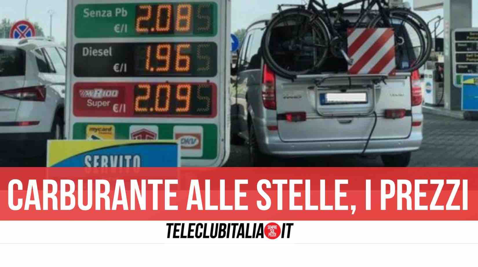 benzina diesel prezzi