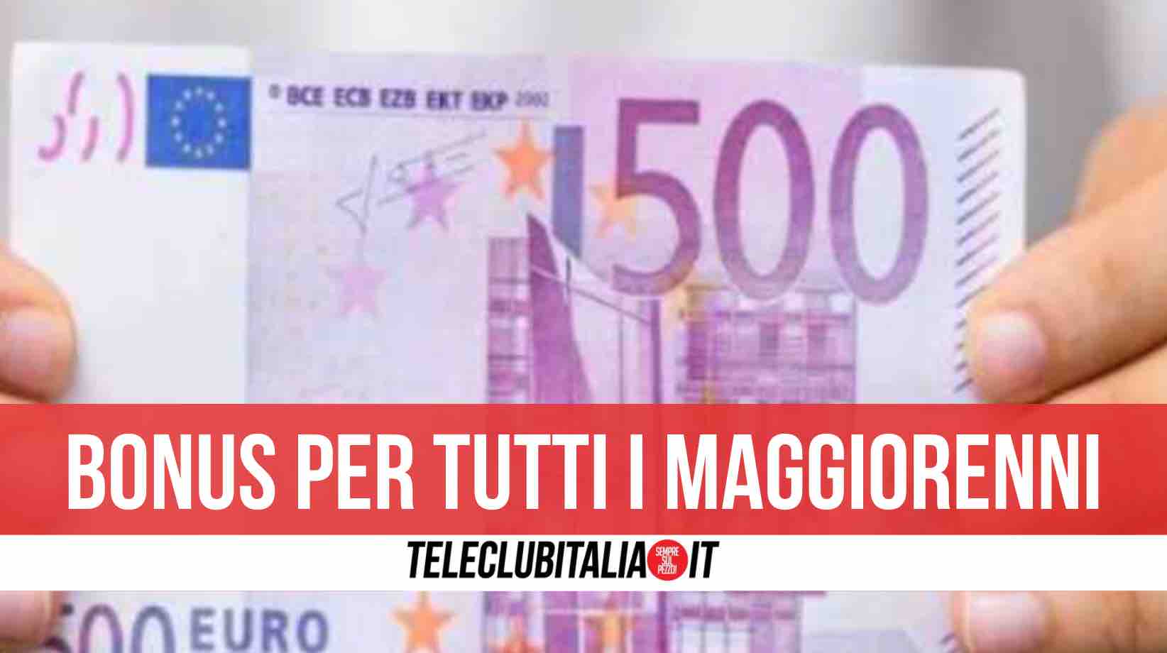 bonus 500 euro 18enni senza isee