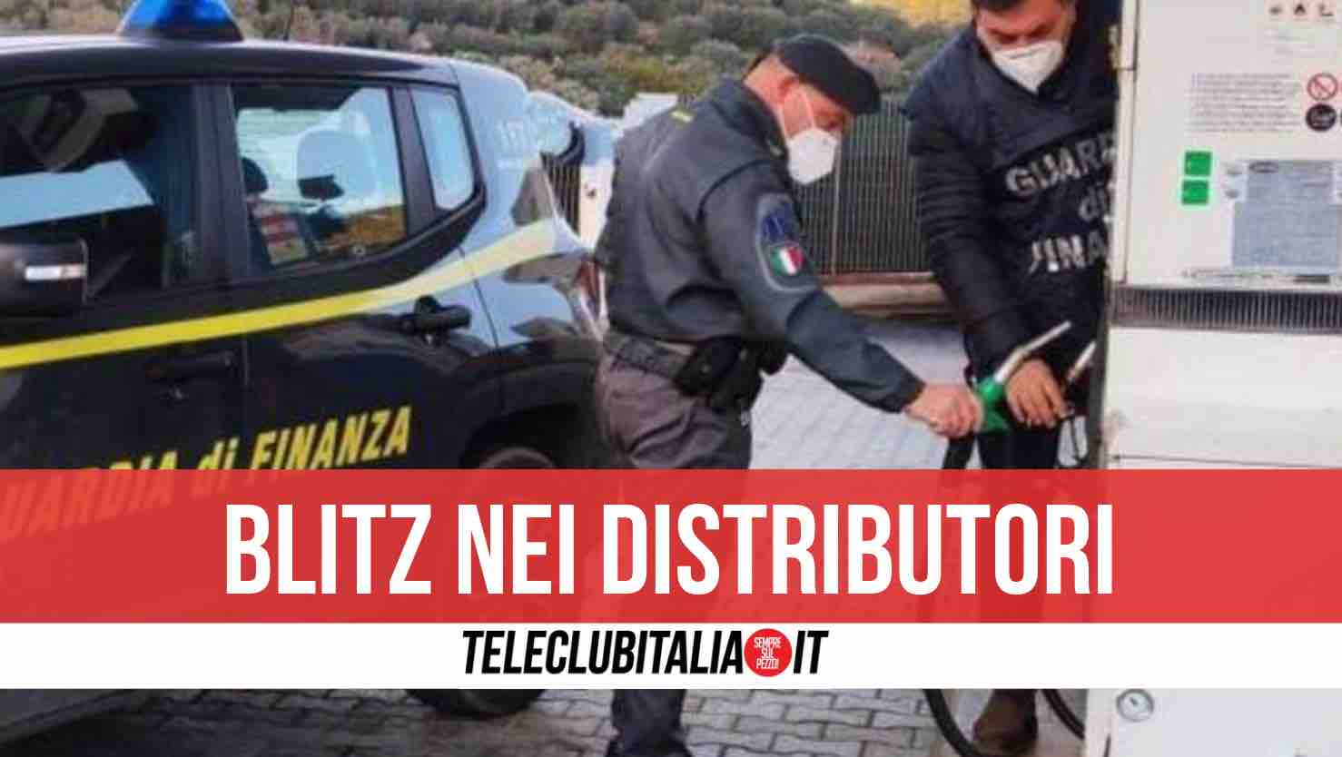 prezzi benzina controlli finanza napoli