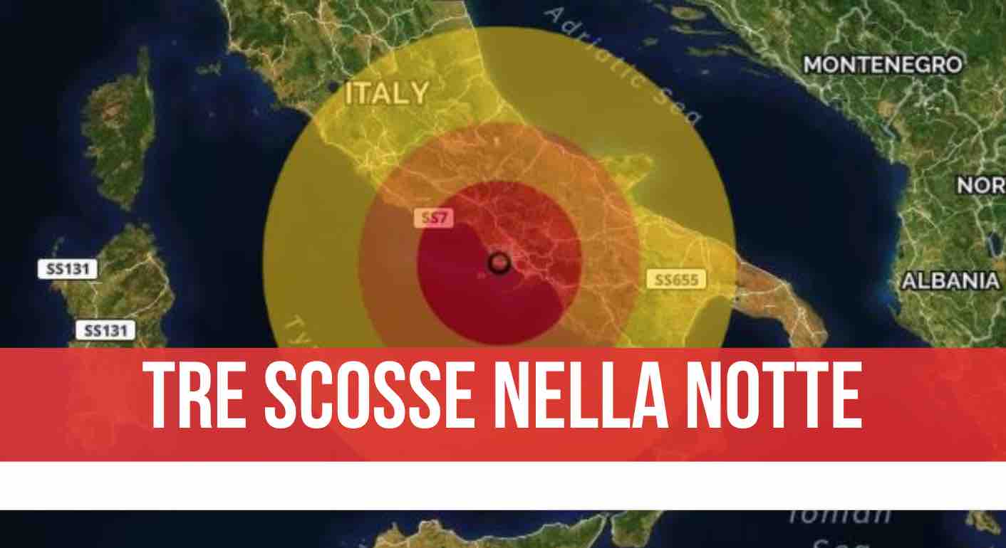 terremoto nella notte campi flegrei 30 marzo