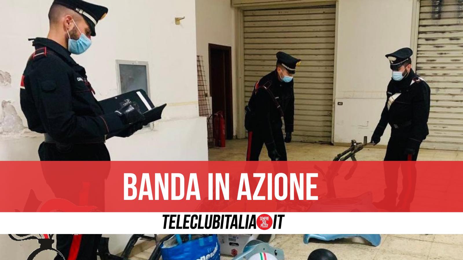 arrestati ladri magazzino giugliano marcianise