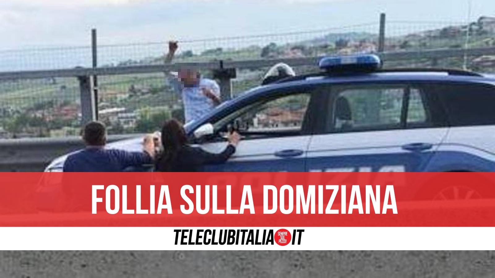 contromano domiziana lancia nel vuoto castel volturno