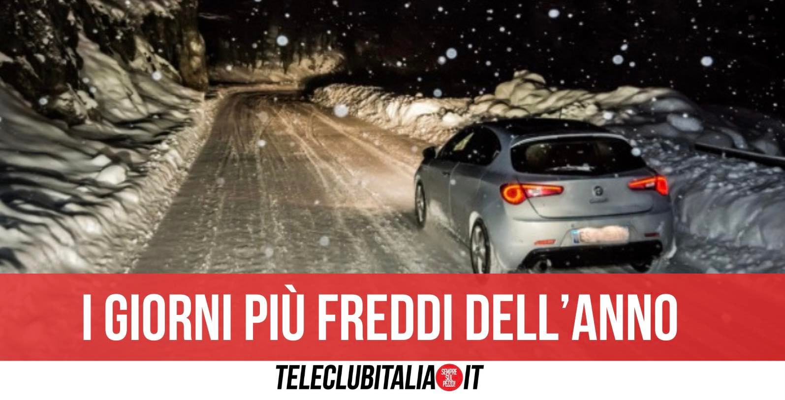 freddo campania previsioni meteo