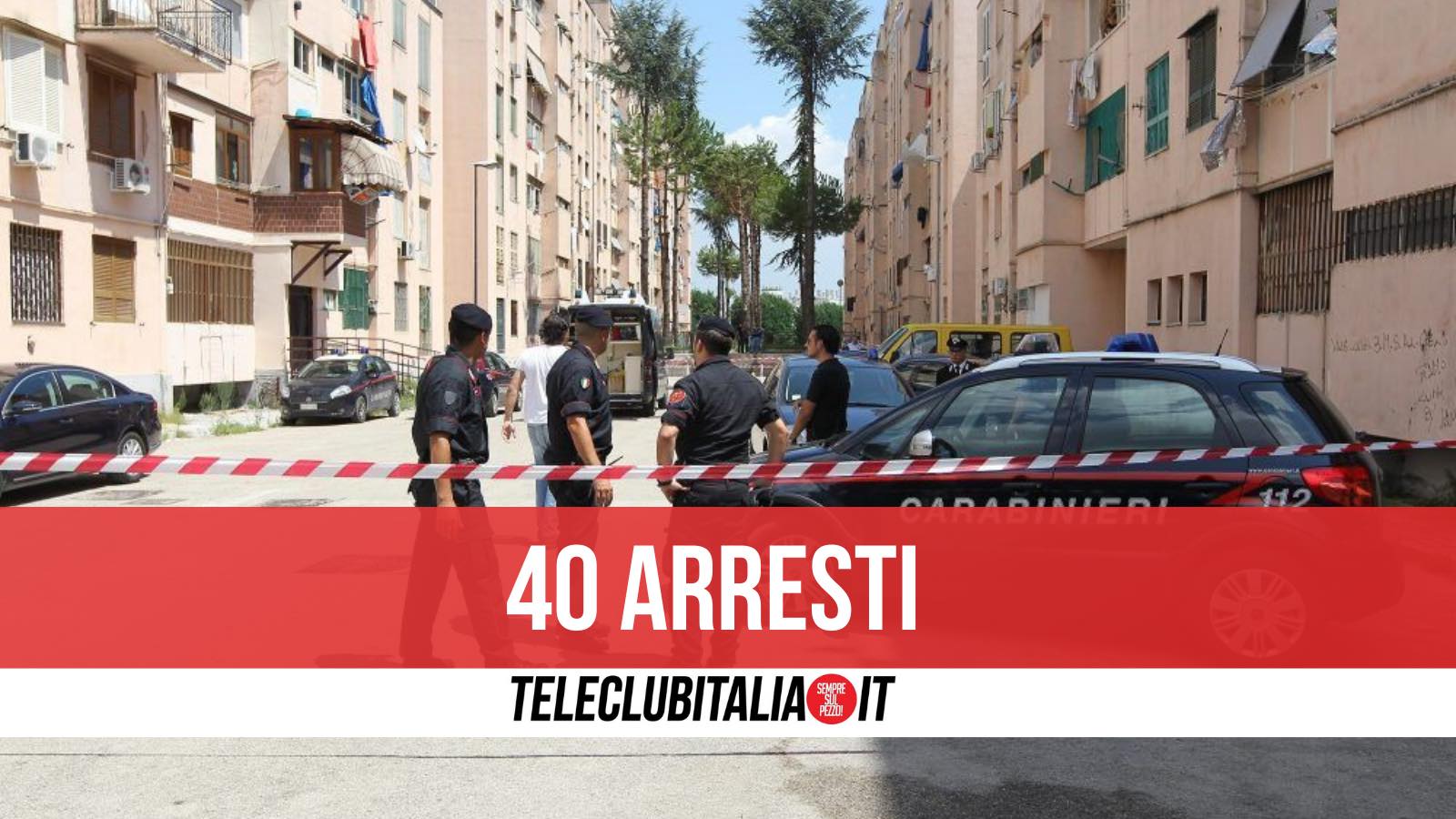 quaranta arresti parco verde napoli 7 marzo