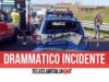 incidente a1 auto contro volante polizia