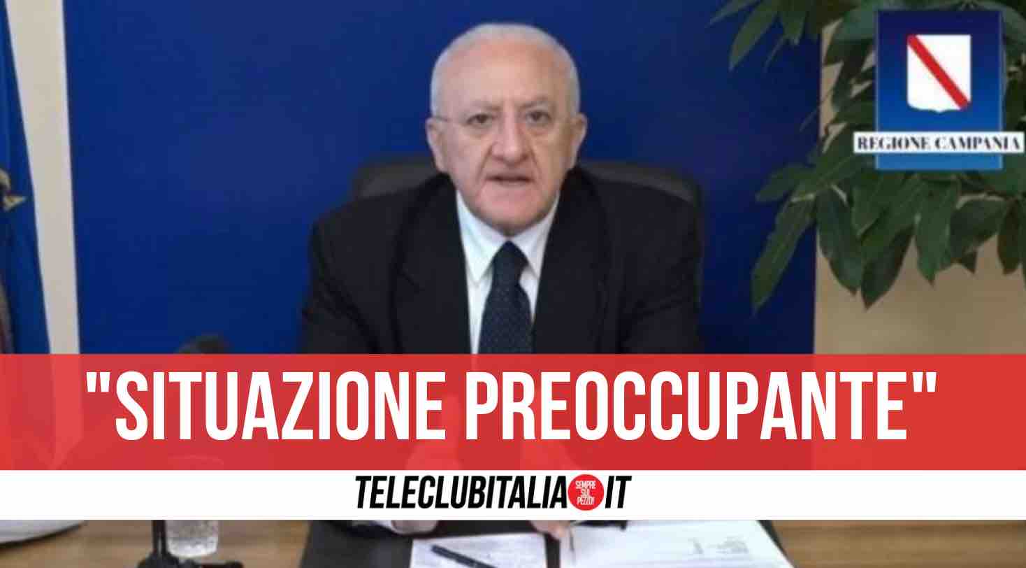 de luca diretta mascherina obbligatoria ottobre