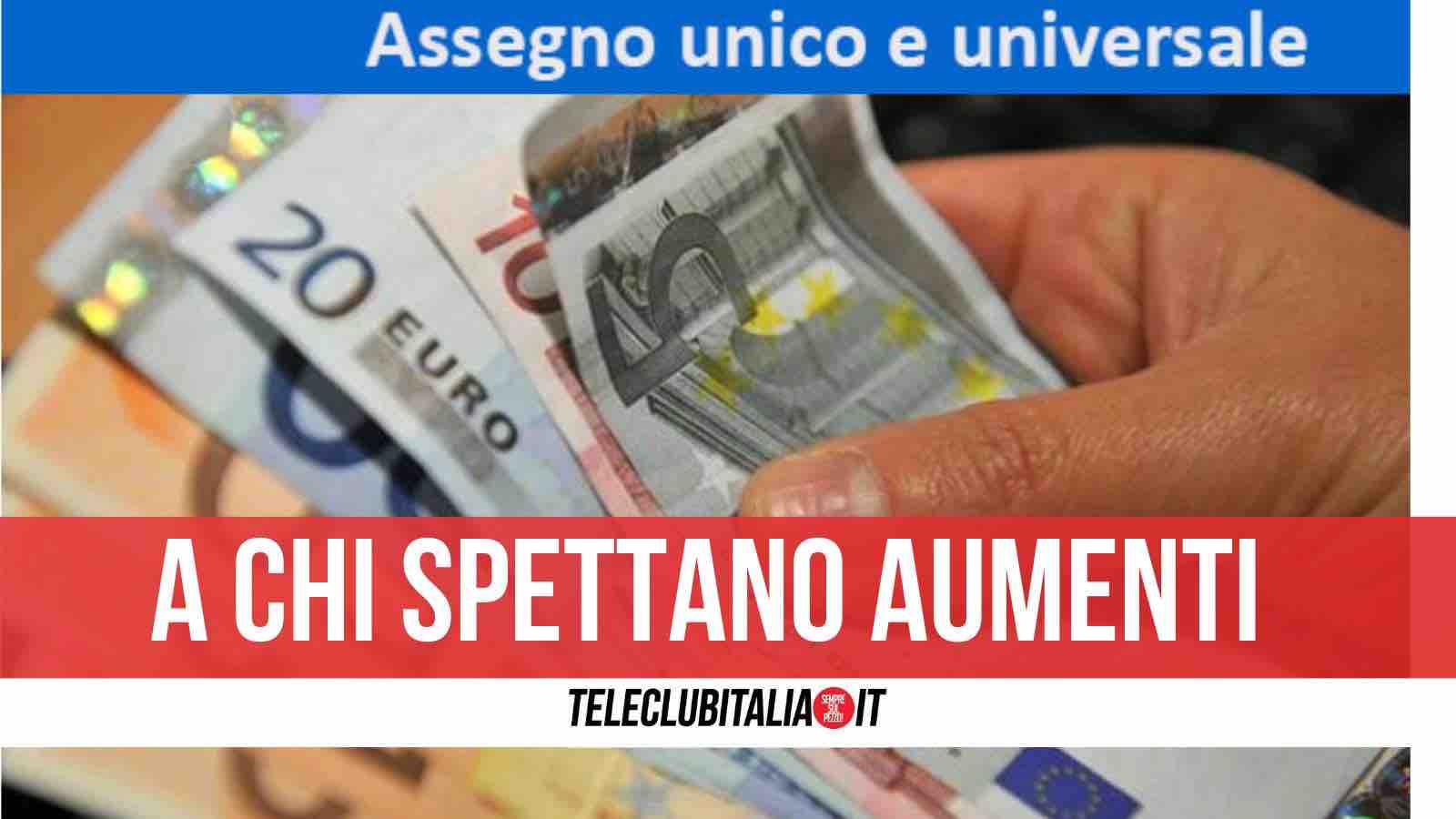 assegno unico aumenti