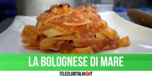 La Bolognese di Mare di chef Bosso de "Il Peschereccio"