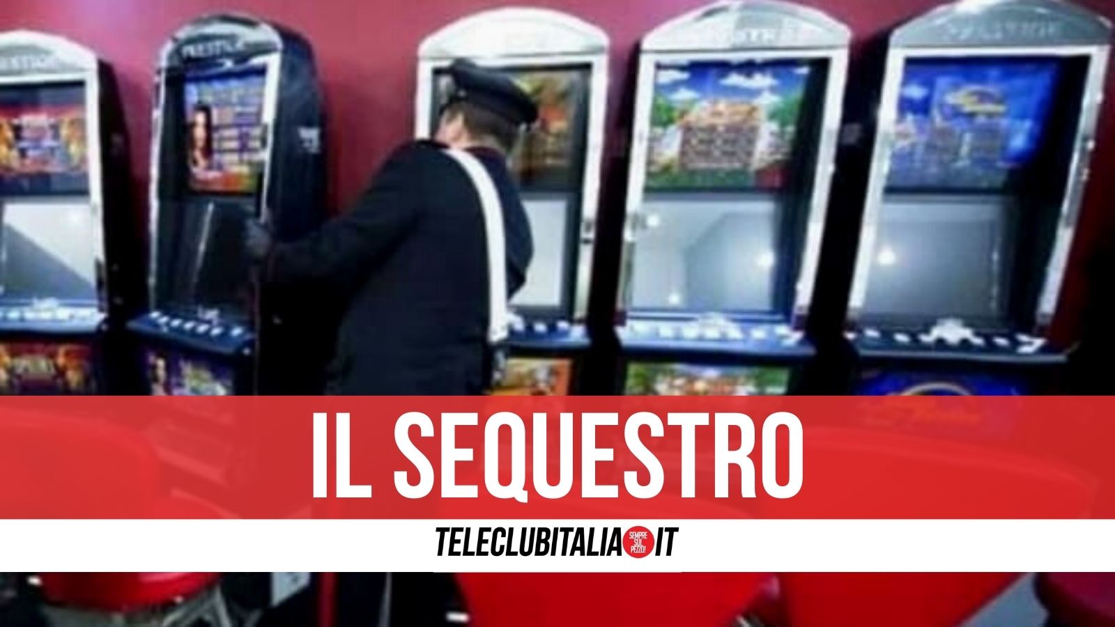 giugliano sala slot abusiva