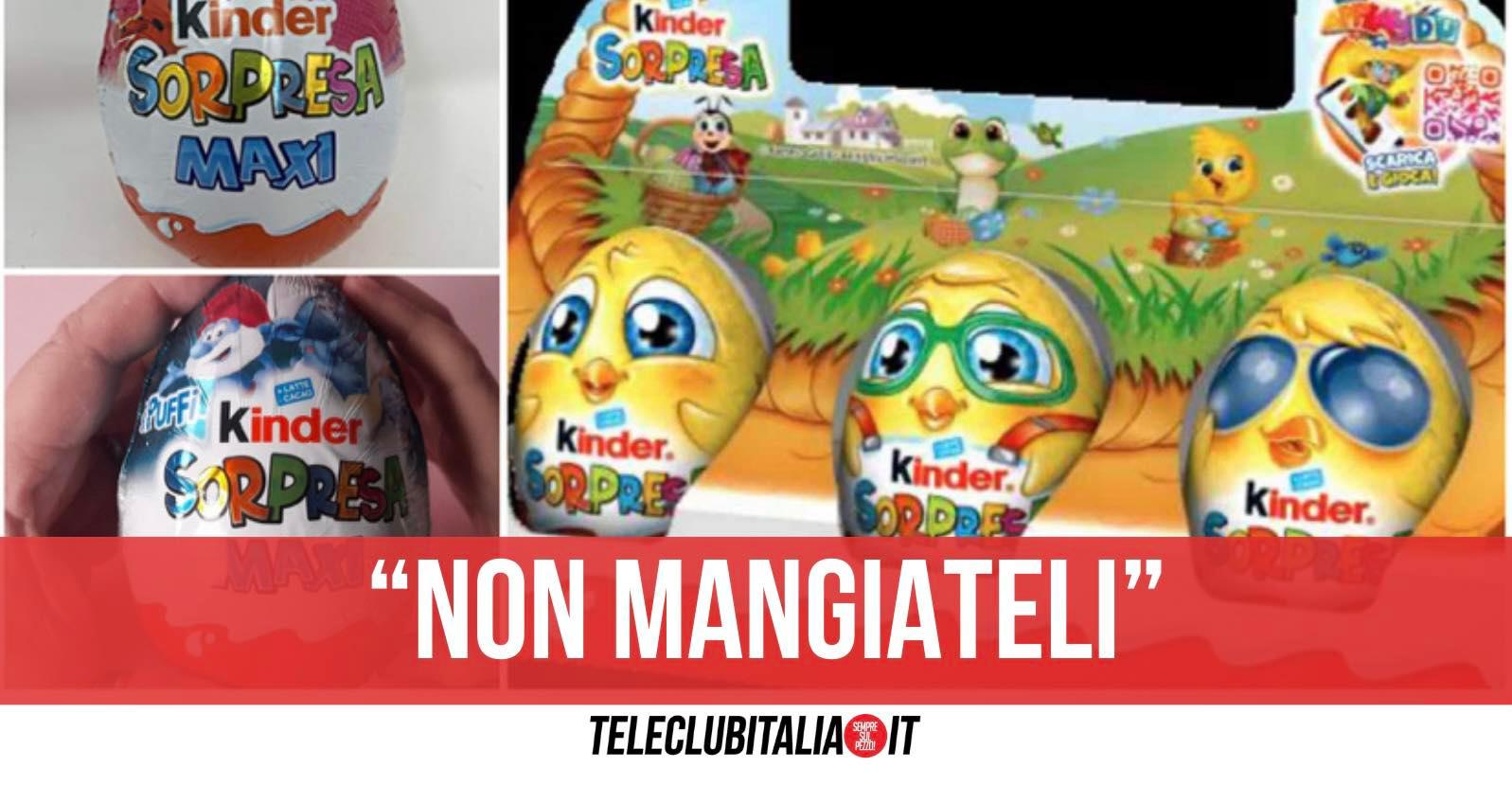 ovetti kinder ritirati ministero salute