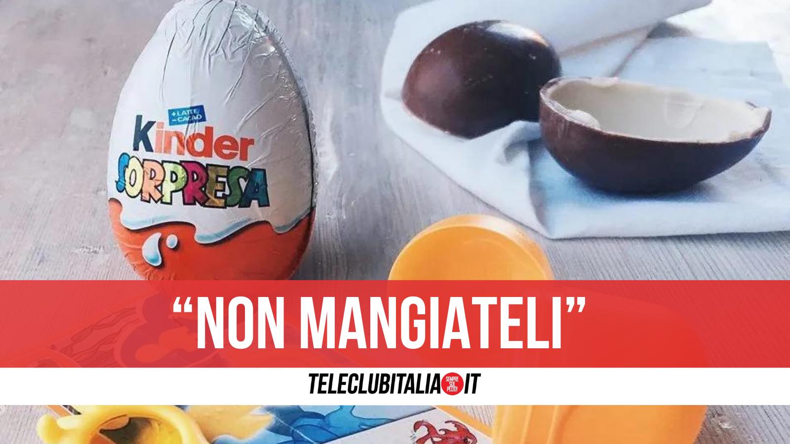 Rischio salmonella, ritirati dal mercato gli ovetti Kinder