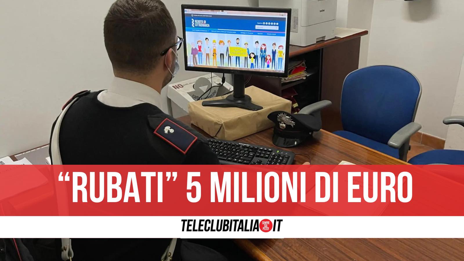 reddito di cittadinanza blitz centro italia carabinieri