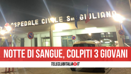 Agguato nell’area nord di Napoli, 3 feriti all’ospedale di Giugliano