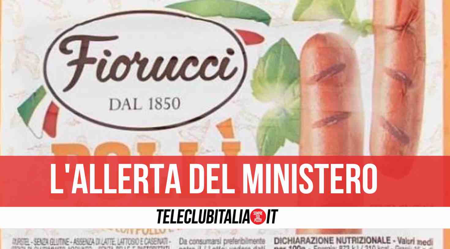 Wurstel Fiorucci ritirati rischio salmonella