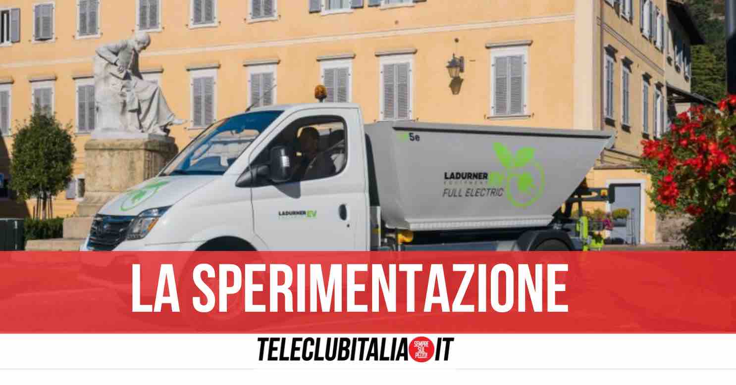 napoli raccolta differenziata automezzi elettrici