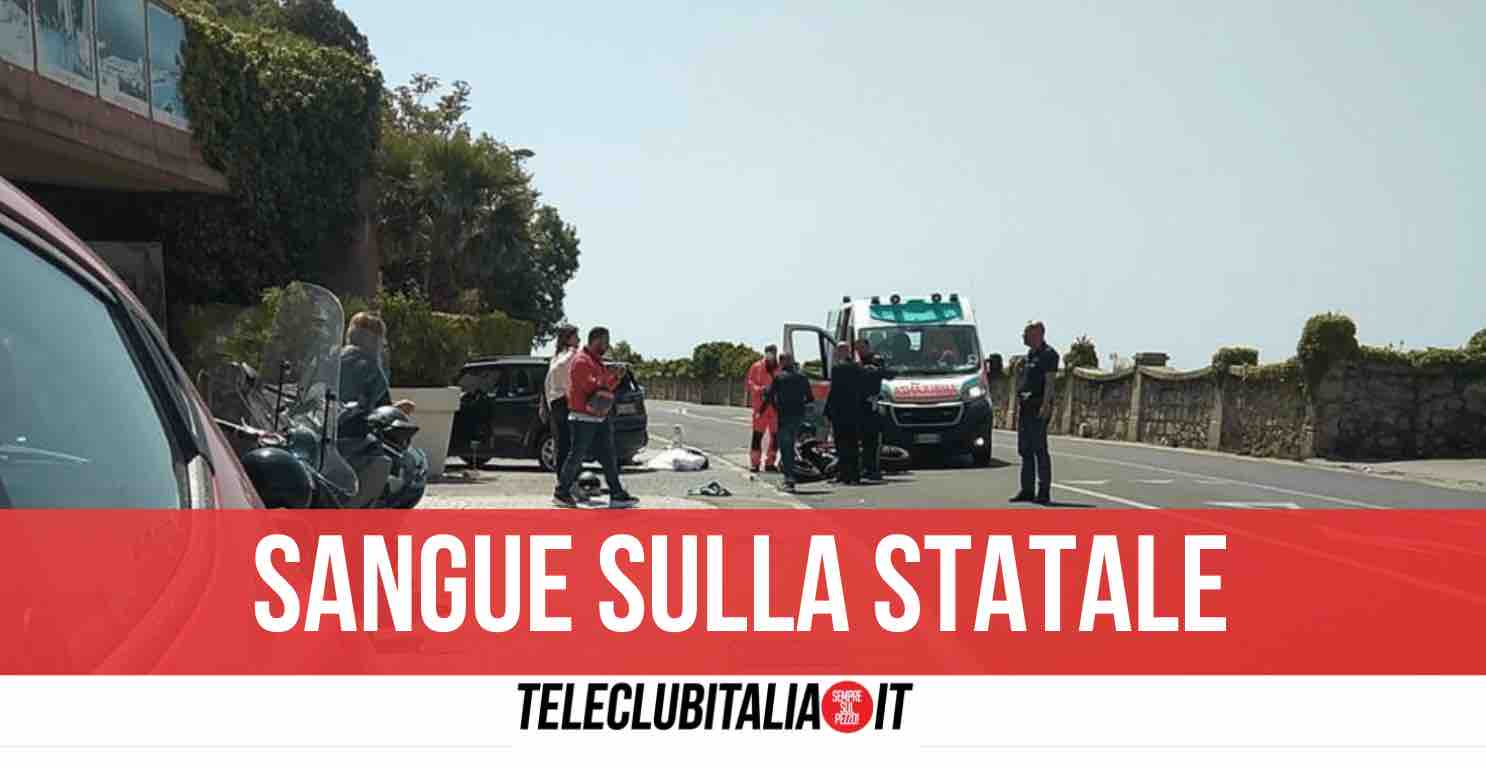 incidente mortale statale sorrentina muore 30enne