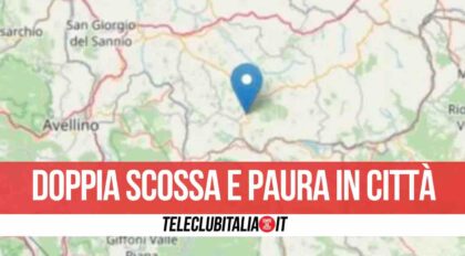 Due scosse di terremoto in un’ora: paura in Campania