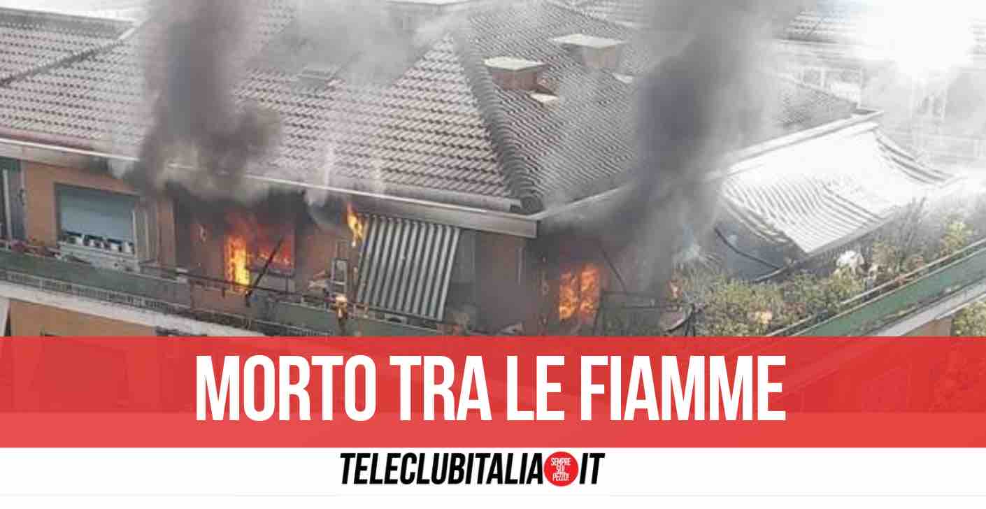 incendio roma san pietro morta una persona