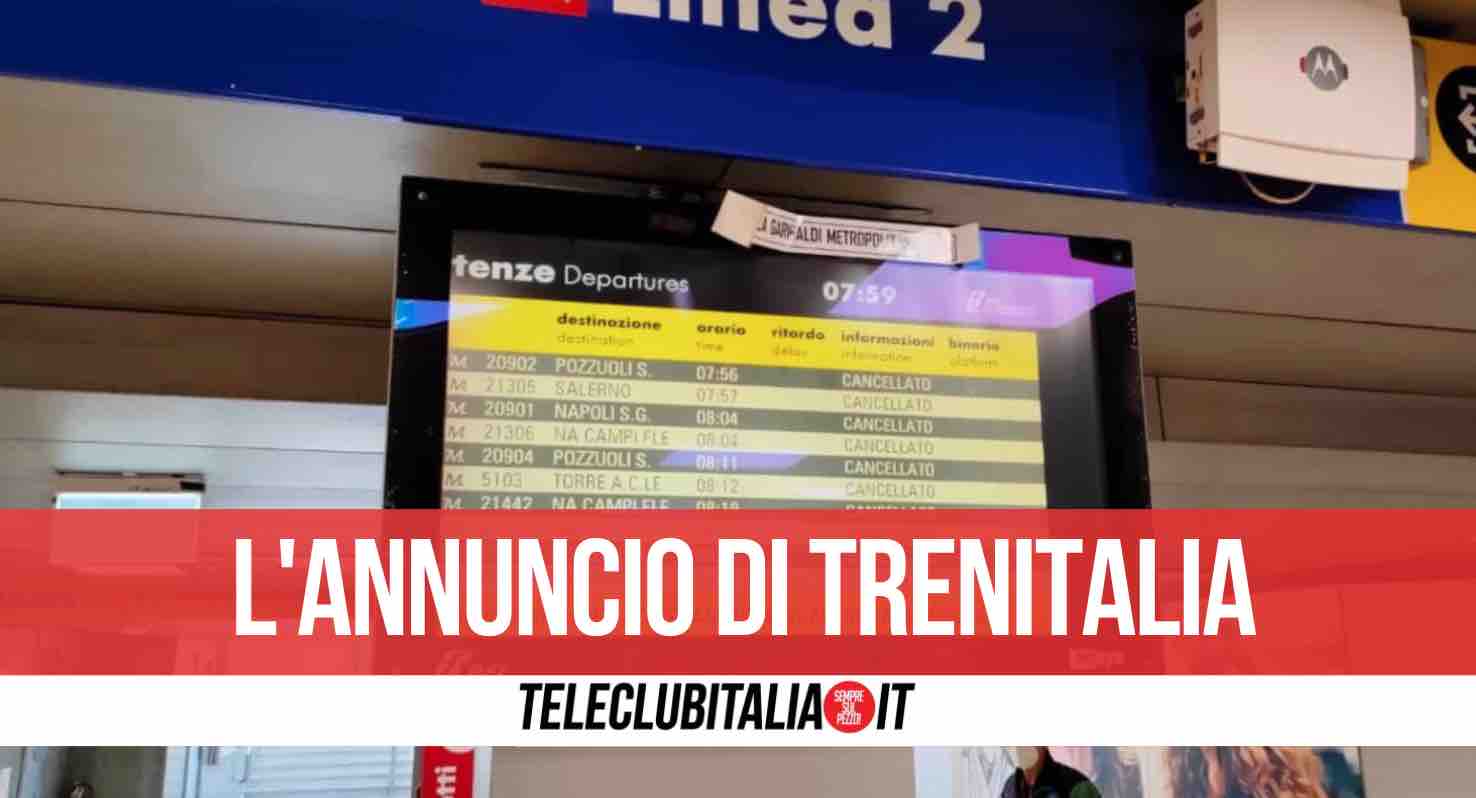 napoli cancellati treni Linea 2