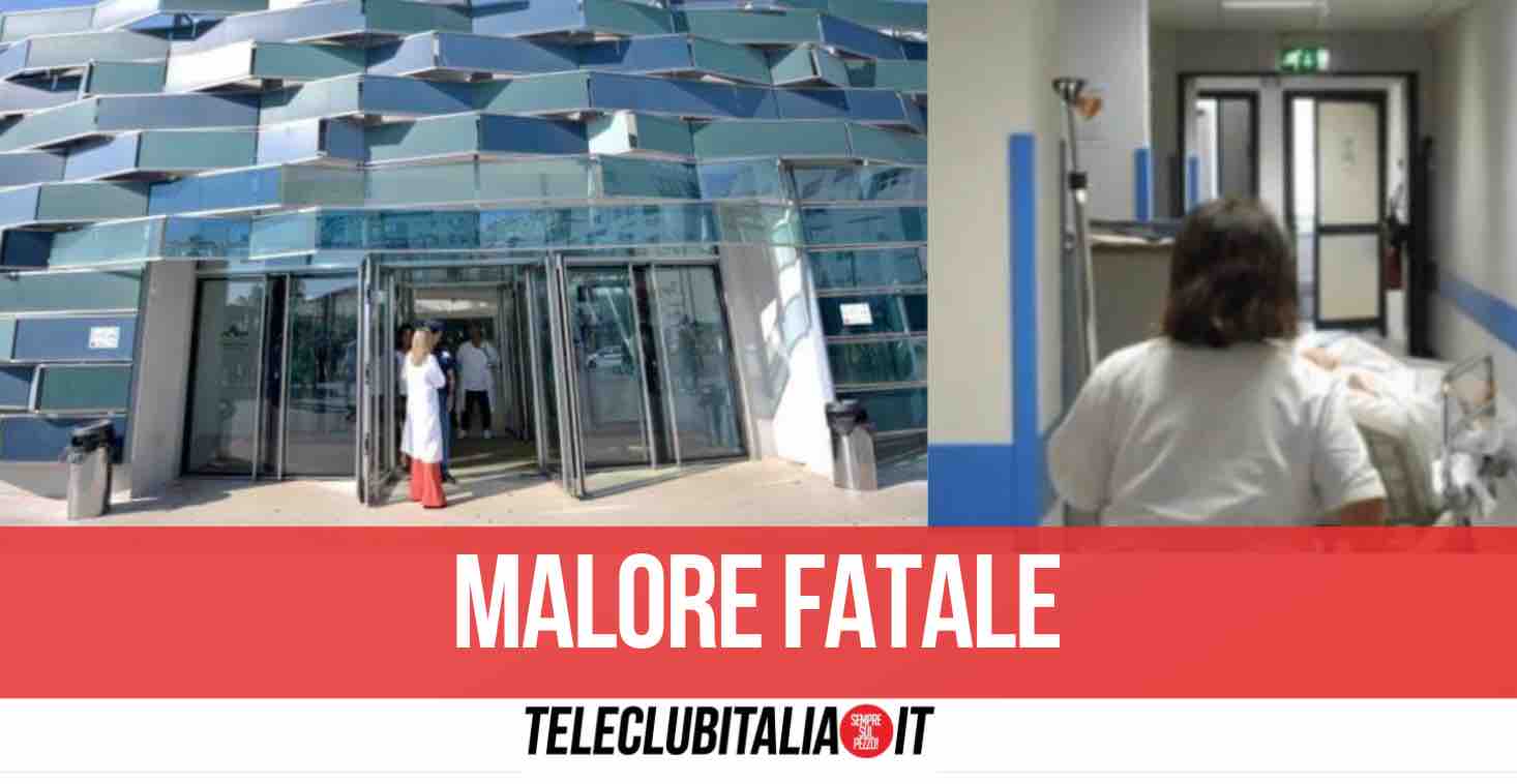 ospedale del mare napoli morto 60enne