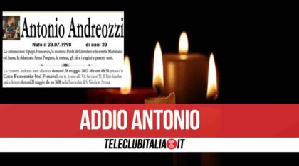 Lutto ad Aversa, Antonio muore a 23 anni