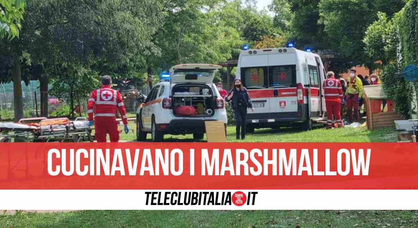 scuola materna bambini ustionati bergamo