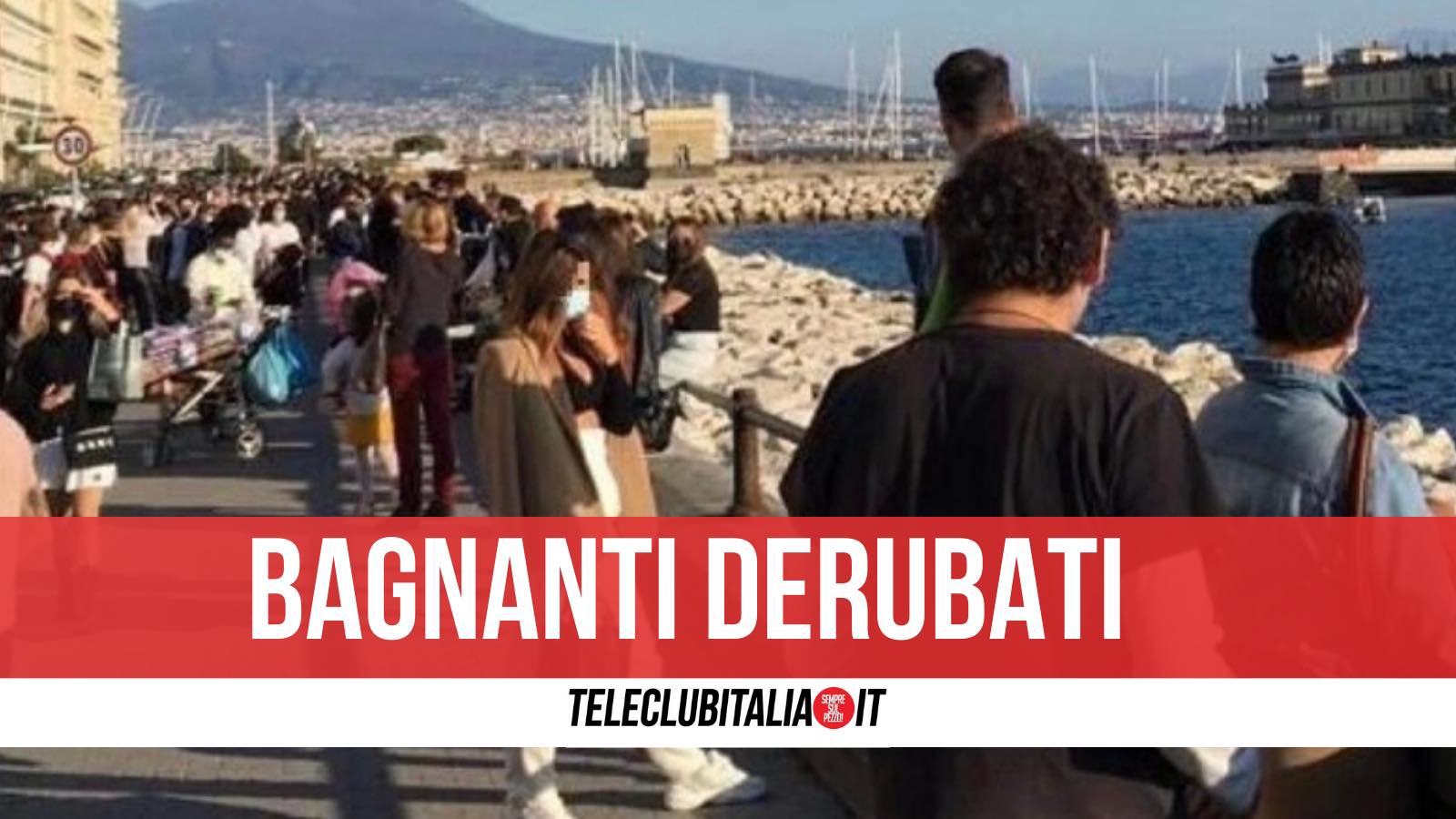 bagnanti rissa rapinatori via caracciolo napoli