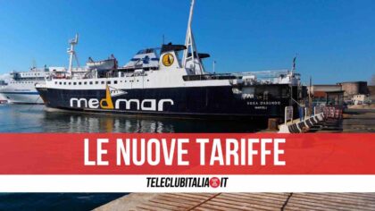 Golfo di Napoli: aumentano i prezzi dei biglietti di traghetti e aliscafi per Ischia, Capri e Procida
