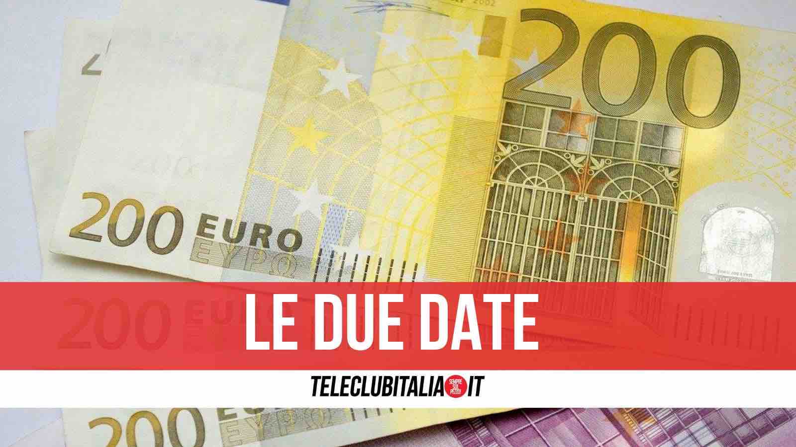 bonus 200 euro luglio settembre