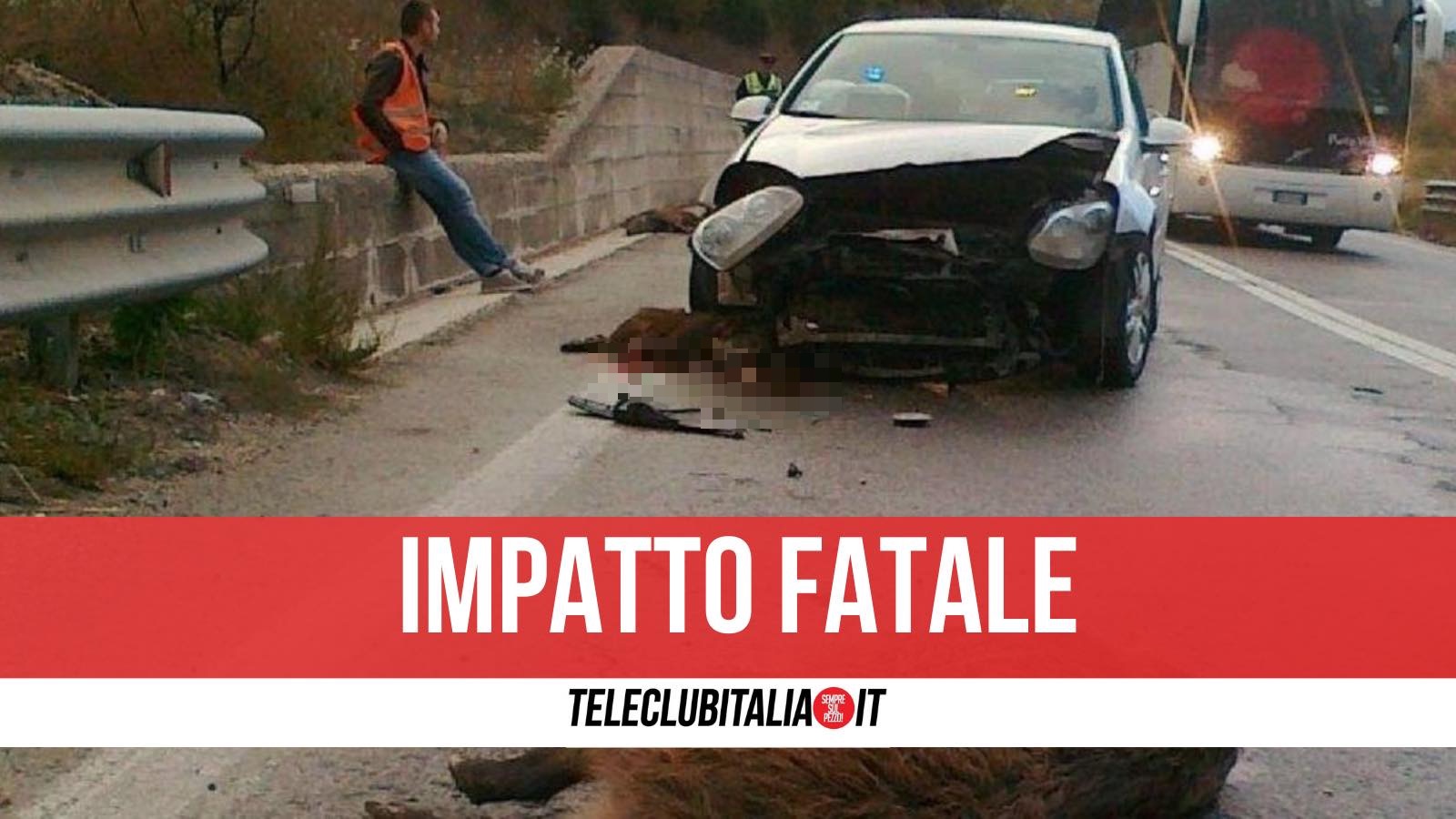 francesco d'onofrio morto incidente baia e latina