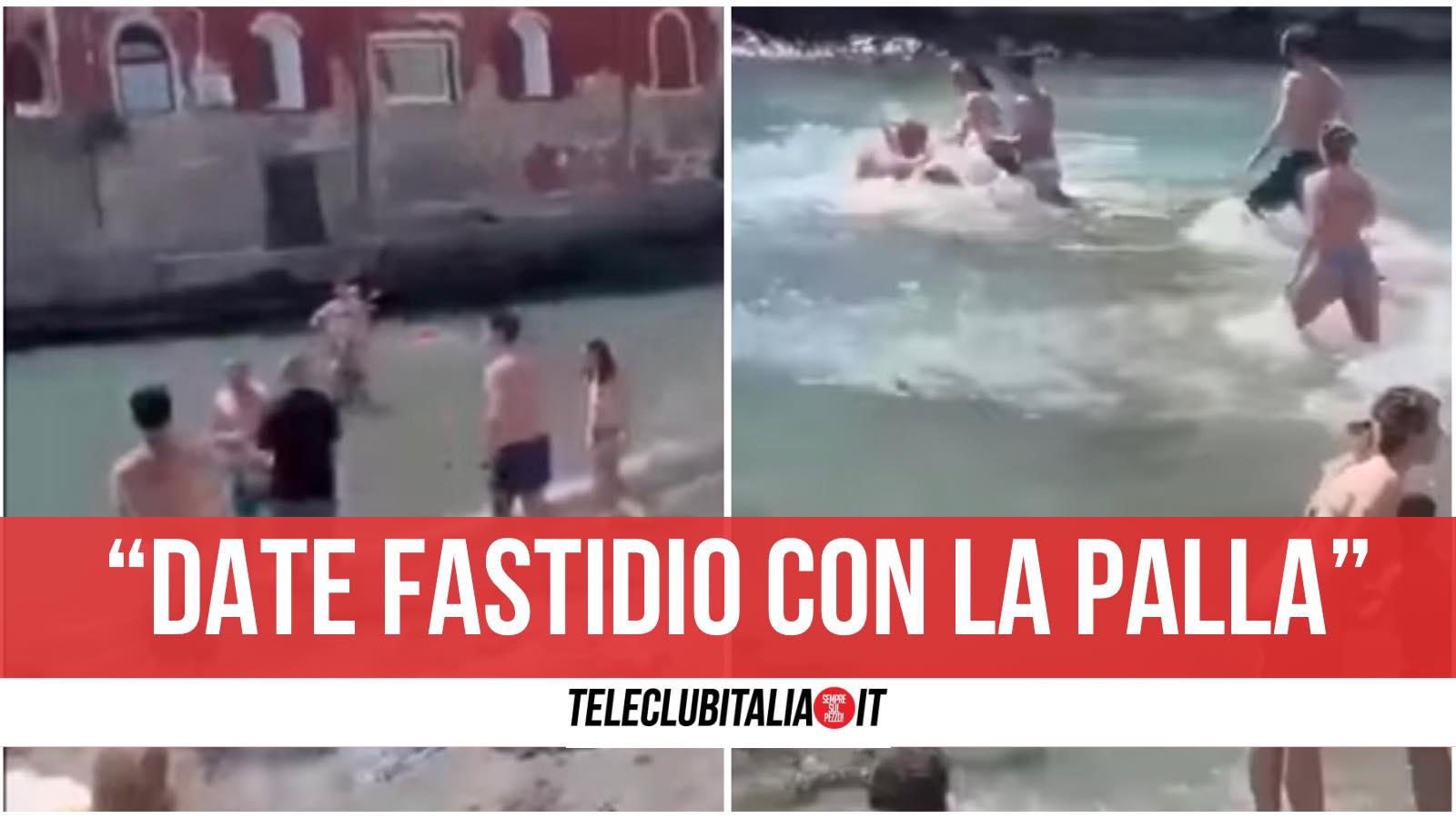 posillipo aggressione video motivo rissa