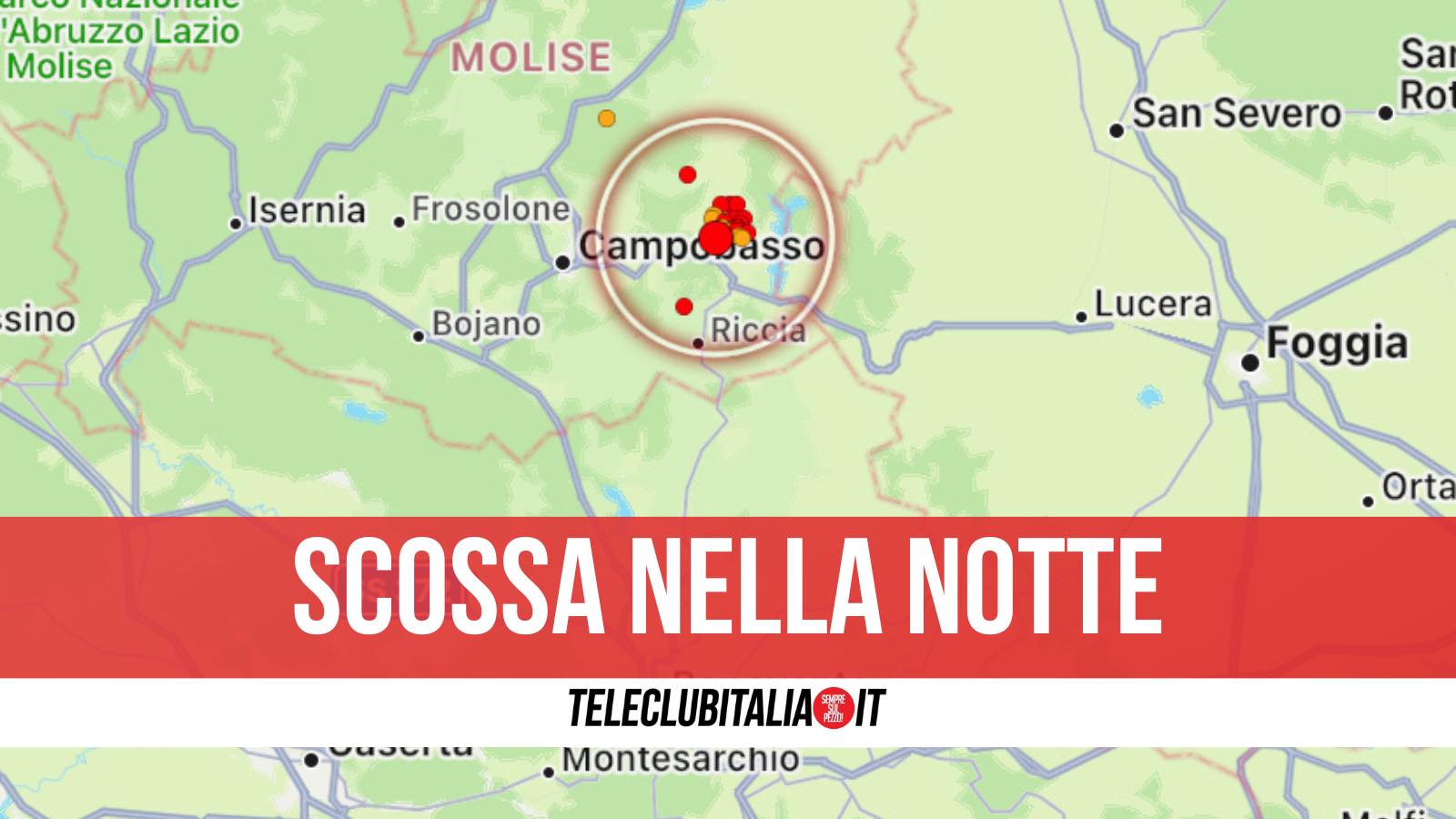 terremoto campobasso 18 maggio 2022