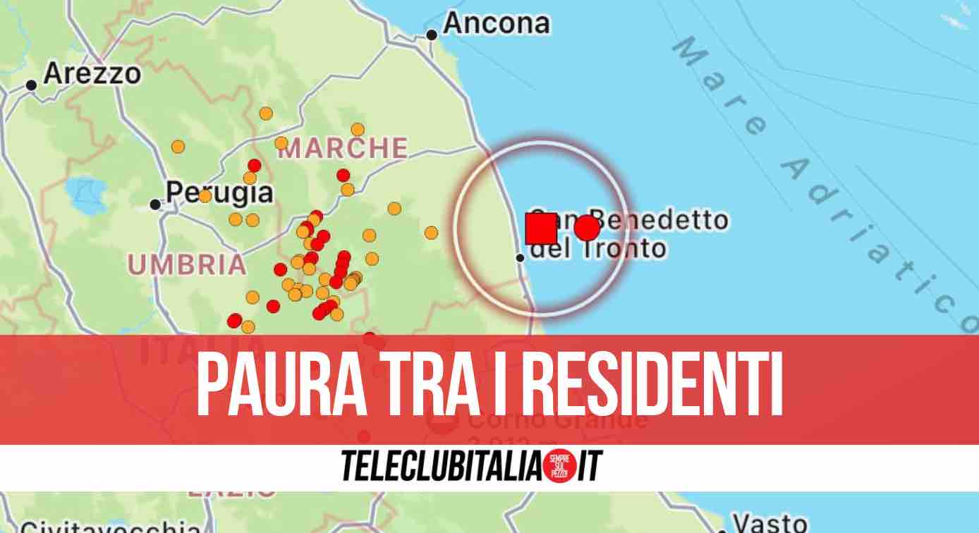 terremoto magnitudo 4.2 abruzzo marche